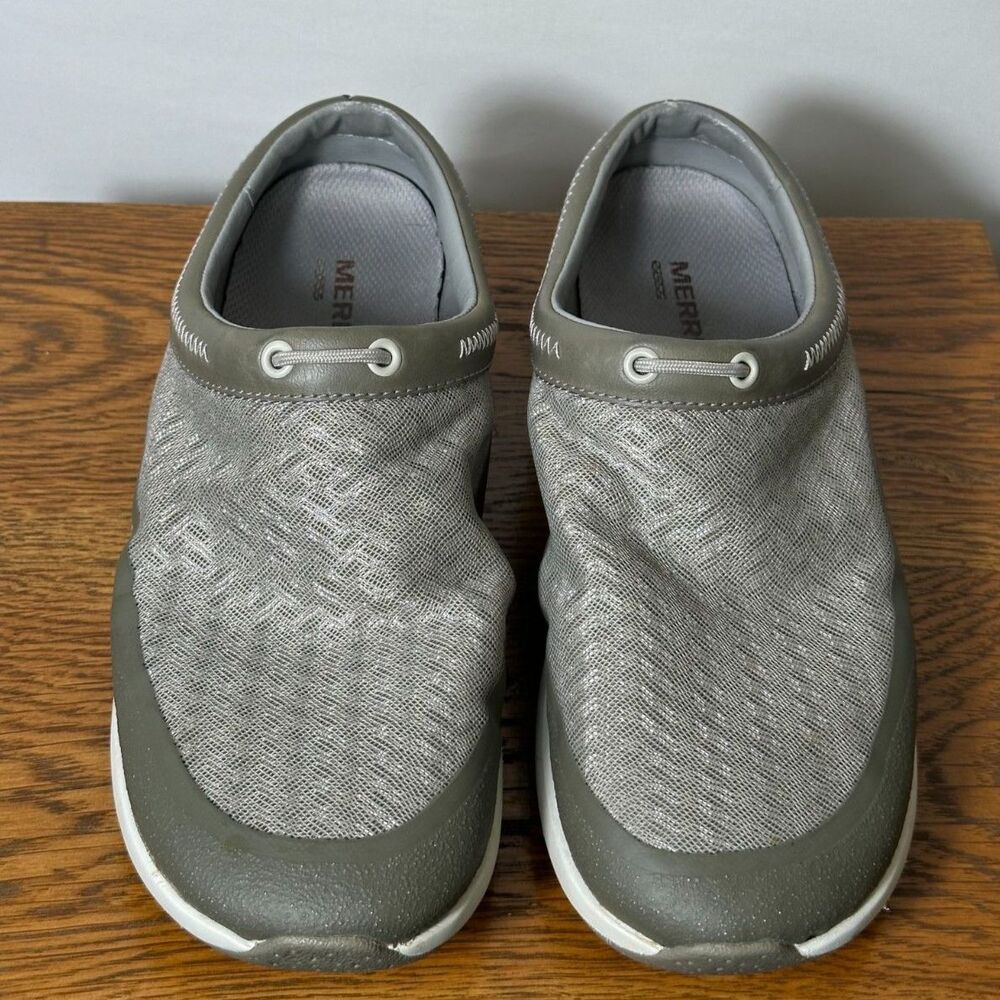 Merrell Women's Applaud Mesh Slide Hiking Shoe Size 7.5 Aluminum Gray